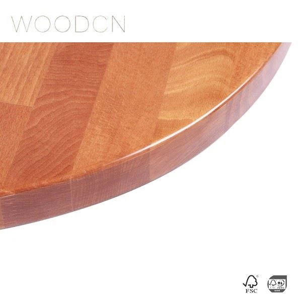 Oak Solid Wood Butcher Block Dining Table
