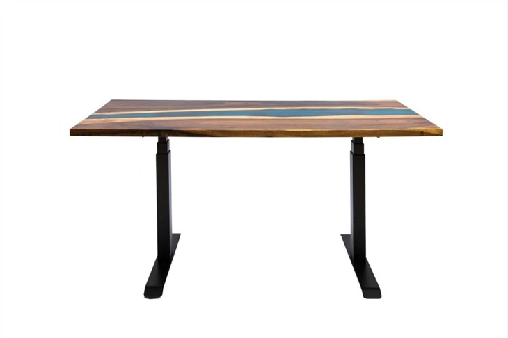 Oak Solid Wood Butcher Block Dining Table