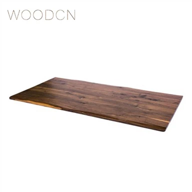 الصلبة الجوز الأسود لايف حافة مكتب الجدول الأعلى 30x60x0.8''