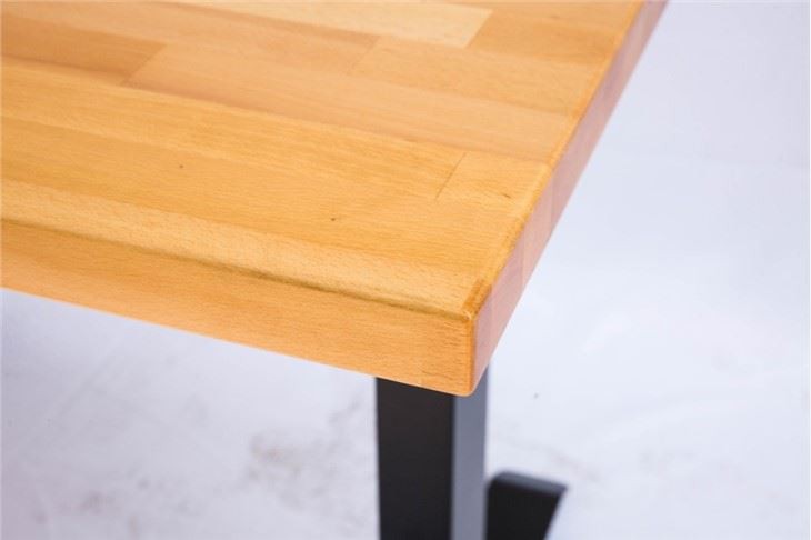 Solid Beech Wood Butcher Block Office Table Factory